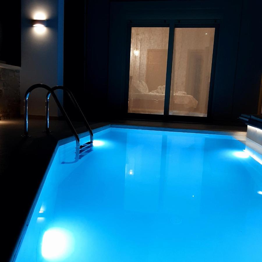 Luxury Villa Dioskouroi Eco Pool & Jacuzzi Kalívesz Kültér fotó
