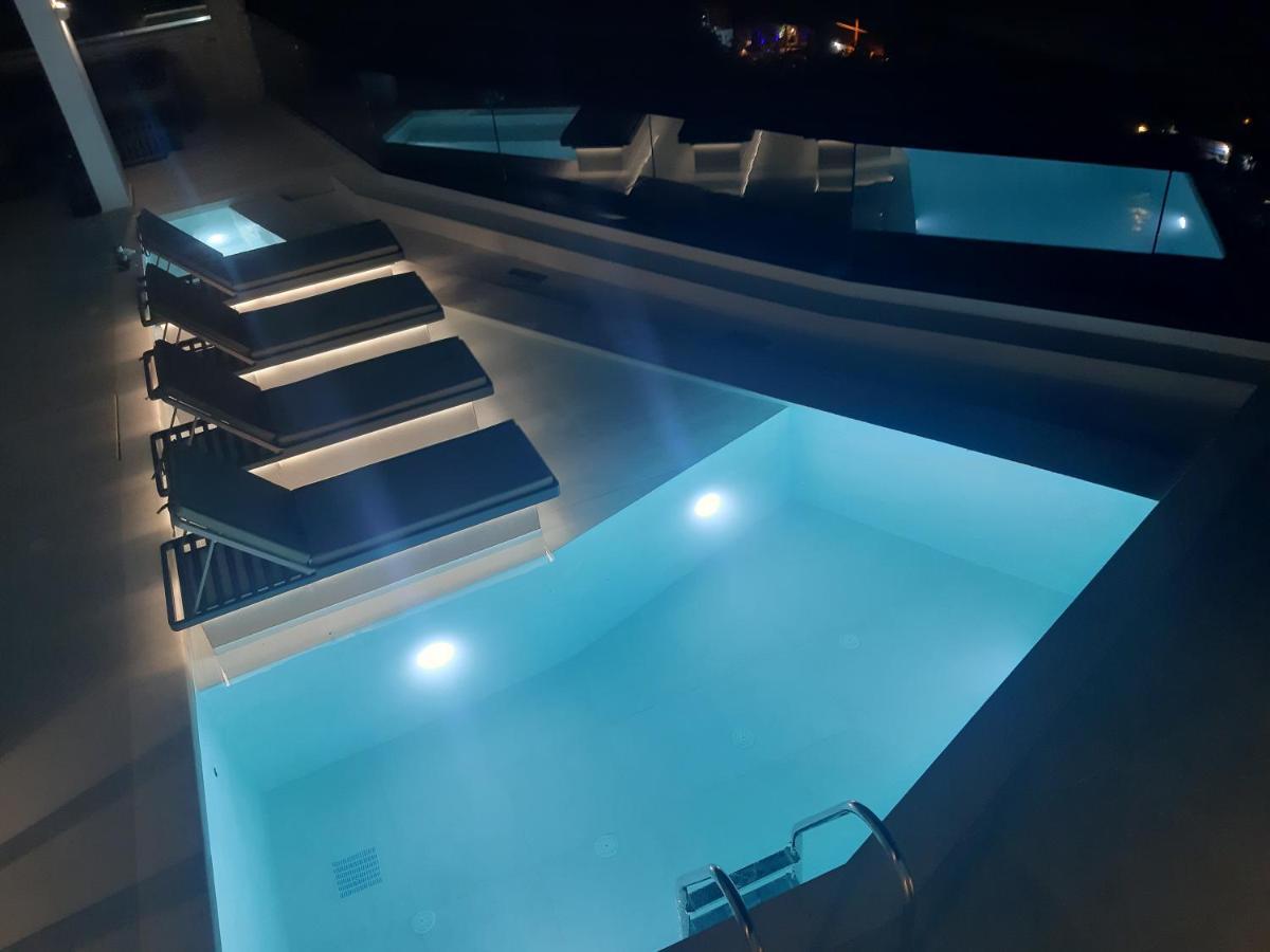 Luxury Villa Dioskouroi Eco Pool & Jacuzzi Kalívesz Kültér fotó