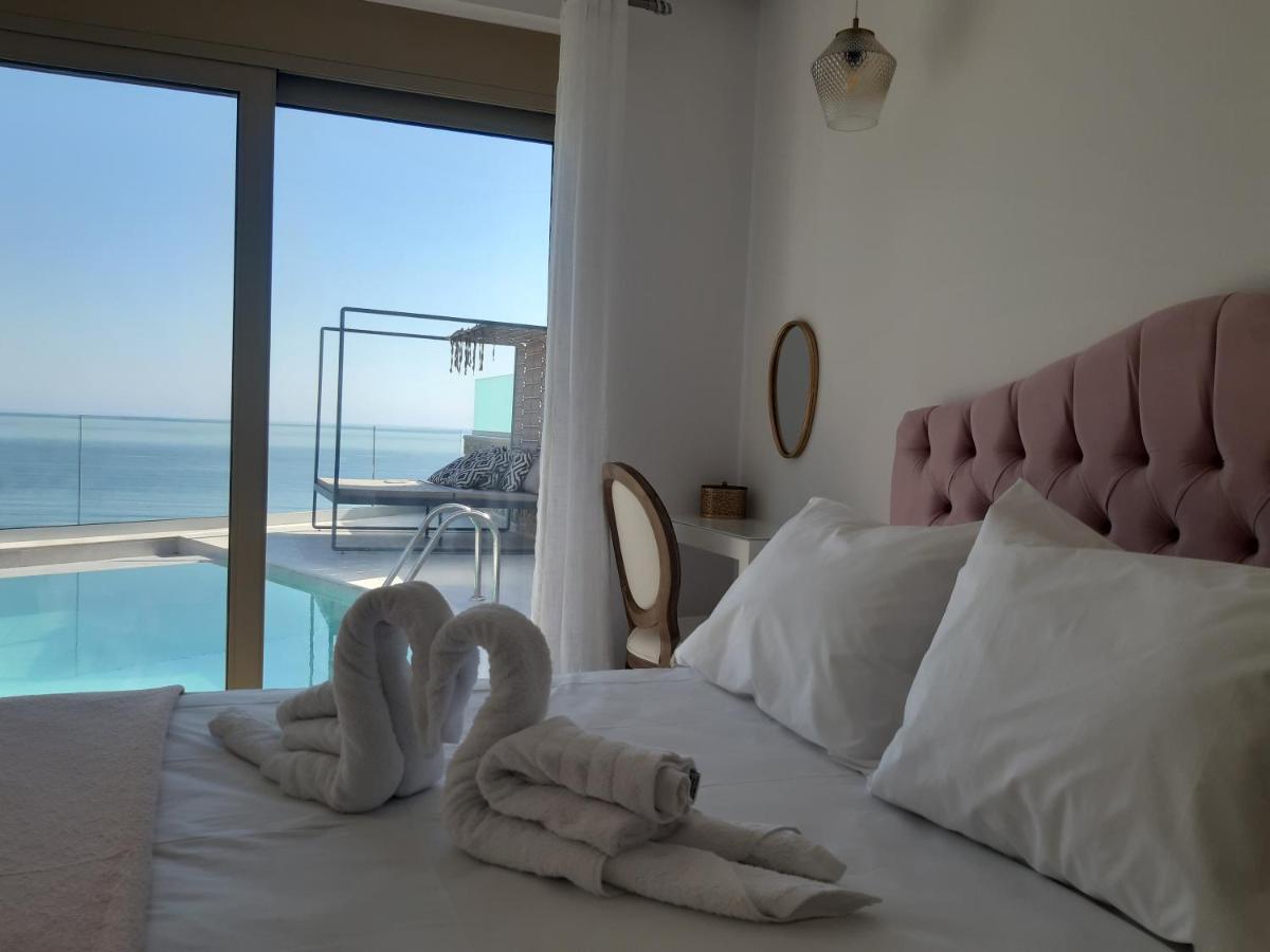 Luxury Villa Dioskouroi Eco Pool & Jacuzzi Kalívesz Kültér fotó