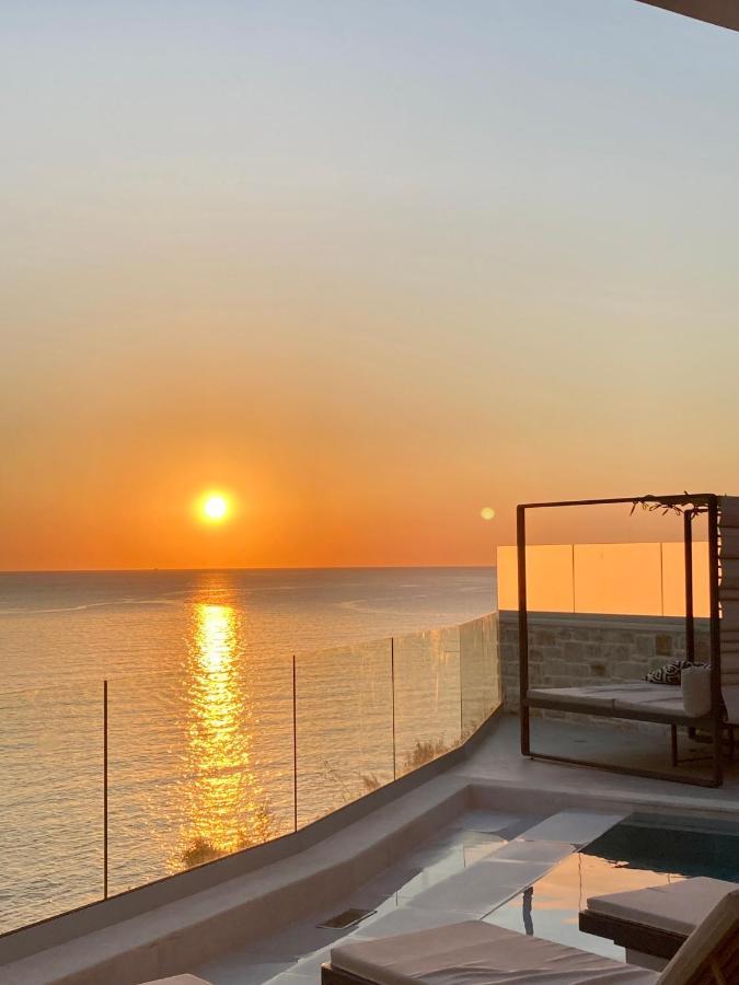 Luxury Villa Dioskouroi Eco Pool & Jacuzzi Kalívesz Kültér fotó